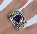 Bague Sixtine Améthyste