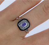 Bague Mélanie Jade Lavender