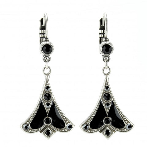 Boucles Rétro Jupon Noir