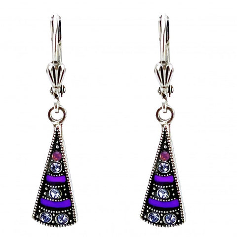Boucles Rétro Lynn Violet