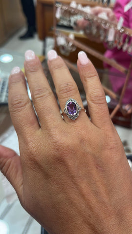 Bague Lea Amethyste