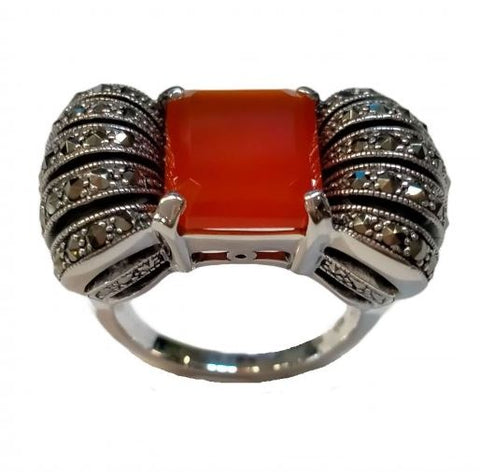 Bague Natasha Cornaline