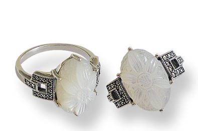 Bague Fantaisie Vintage Taille 58 - Bijou Créateur Occasion Bon état