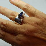 Bague Olivia Saphir (imitation)