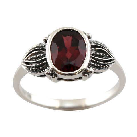 Bague art deco grenat paris