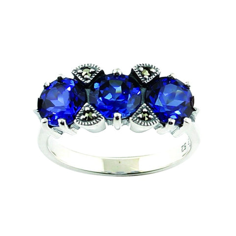 Bague Pia Saphir (imitation)