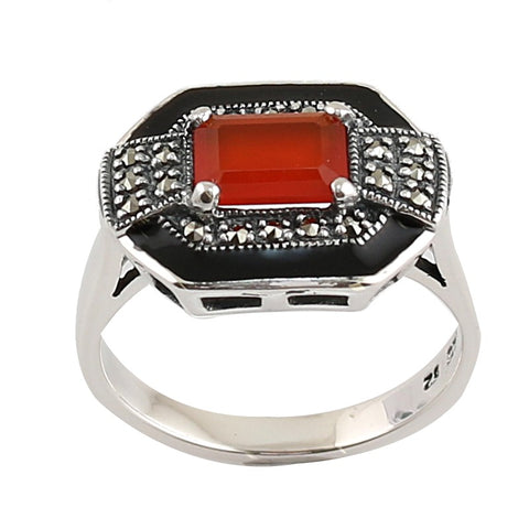 bague art nouveau argent la métrop