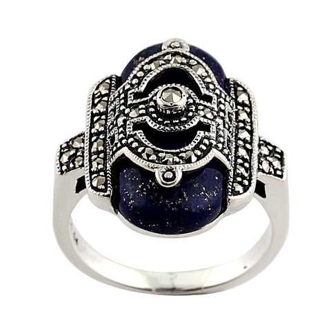 bague art deco en pierre