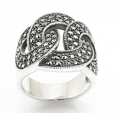 bague art deco argent la metrop