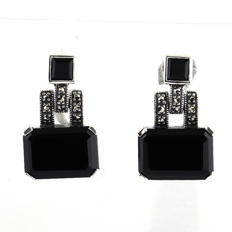 la metrop boucles art deco onyx
