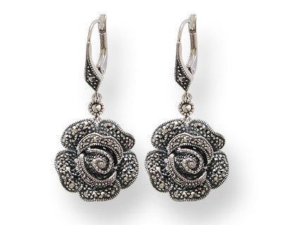 Boucles d'oreille Rose