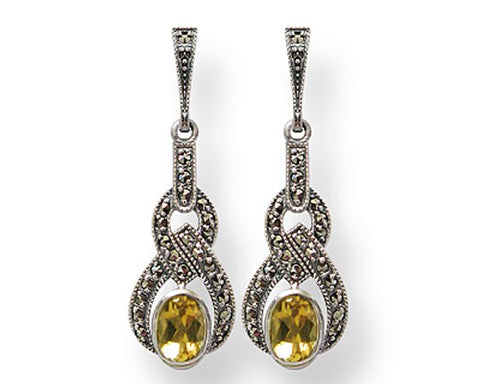 Boucles d'oreille Bonnie Citrine
