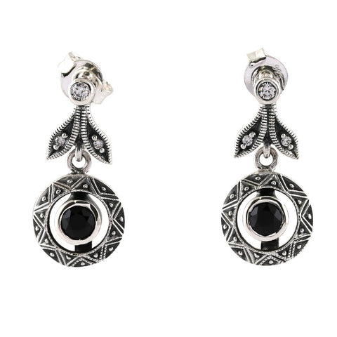 boucles art deco onyx