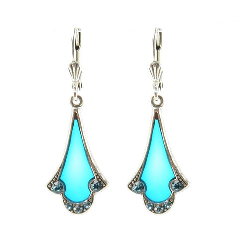 boucles vintage turquoises