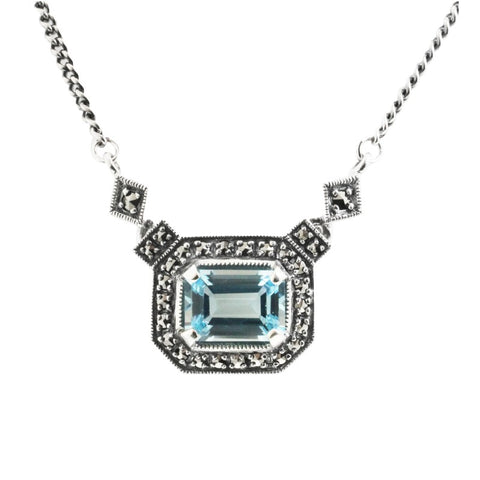 collier topaze bleue la metrop