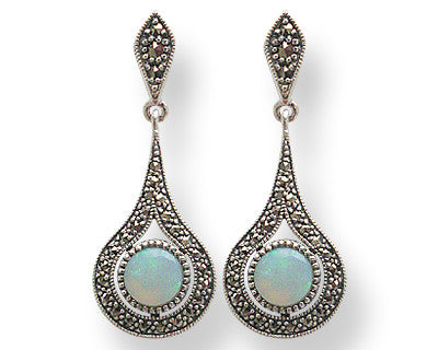 Boucles d'oreille Clara Opale