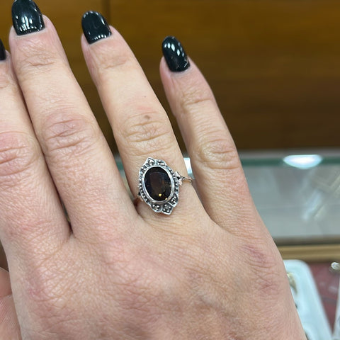 Bague Lea Quartz Fumé