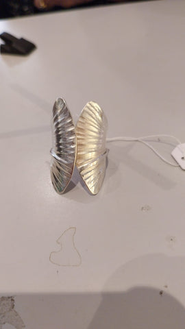 Bague Ginkgo Argent