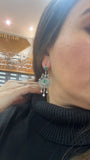 Boucles d'oreille Lisa Agate Verte