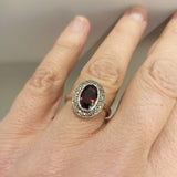 Bague Amélie Grenat