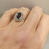 Bague Amélie Grenat