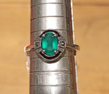 Bague Carlotta Agate Verte