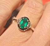 Bague Carlotta Agate Verte