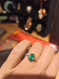 Bague Carlotta Agate Verte