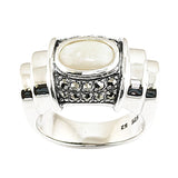 bague art deco en opale