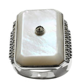 bague en nacre art deco la metrop