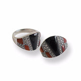 bague style ancien art deco cornaline la metrop