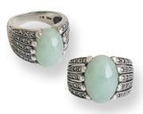 bague art deco jade