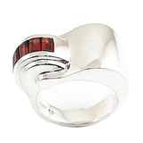 bague art deco la metrop rouge