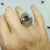 bague vintage en argent femme