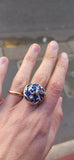 Bague Oiseau Lapis