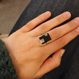 Bague Mireille - Onyx