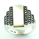 bague art deco nacre la metrop