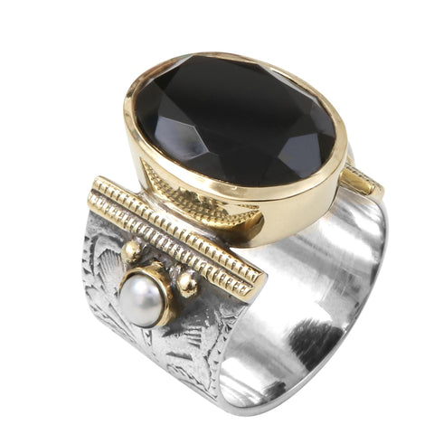 Bague Ovale Canyon Onyx