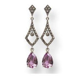 boucles amethyste art nouveau