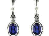 Boucles d'oreille Lea Saphir (imitation)