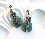 Boucles d'oreille Roseline Jade