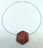 Collier Ivoire Rose et Ebene