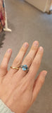 Bague Louise Topaze Bleue